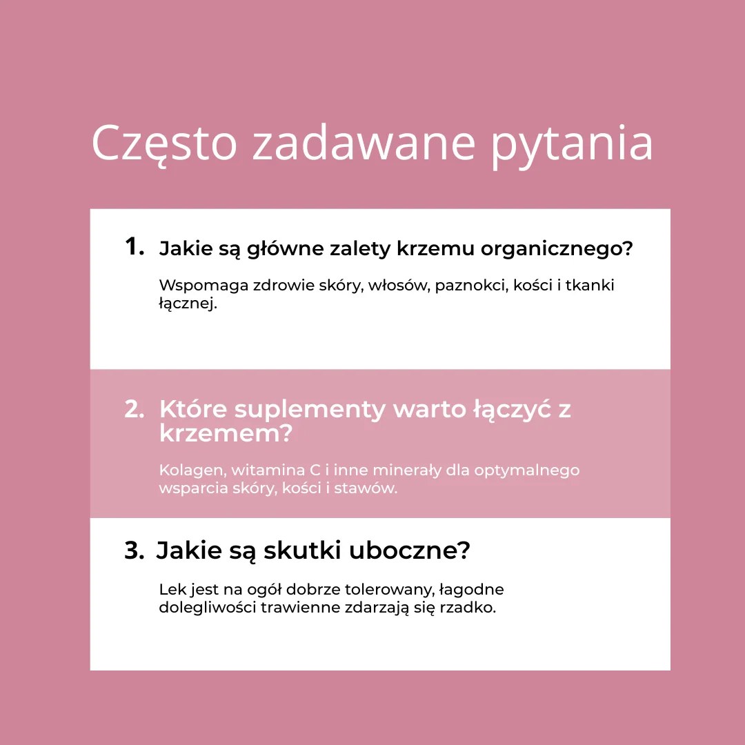 krzem tabletki